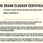 The Grand Clucker Certificate: Feathered Fortune Award for Chicken Dice Game Victory - Digital Download